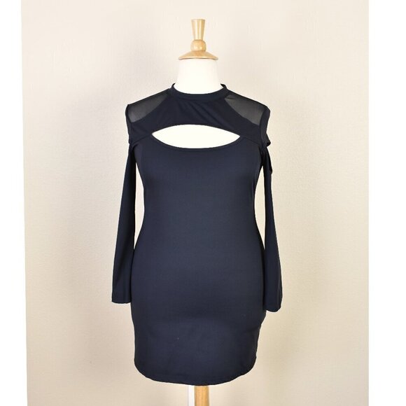 Killstar Dresses & Skirts - KILLSTAR Cosmic Shift Long Sleeve Cut-Out Bodycon Dress - 3XL